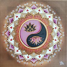 Obrazy - Mandala harmonického vzťahu a lásky - 13331794_