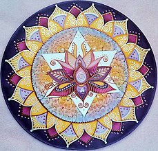 Dekorácie - Mandala...Svetlo a rovnováha silnej ženy - 13331922_