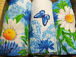 Úžitkový textil - utierky motýl - 13331744_
