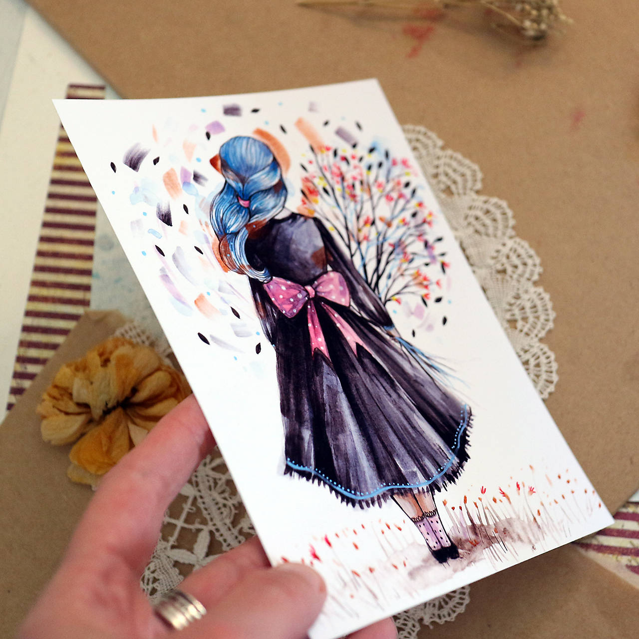 Tajomná záhrada/ reprodukcie ilustrácií