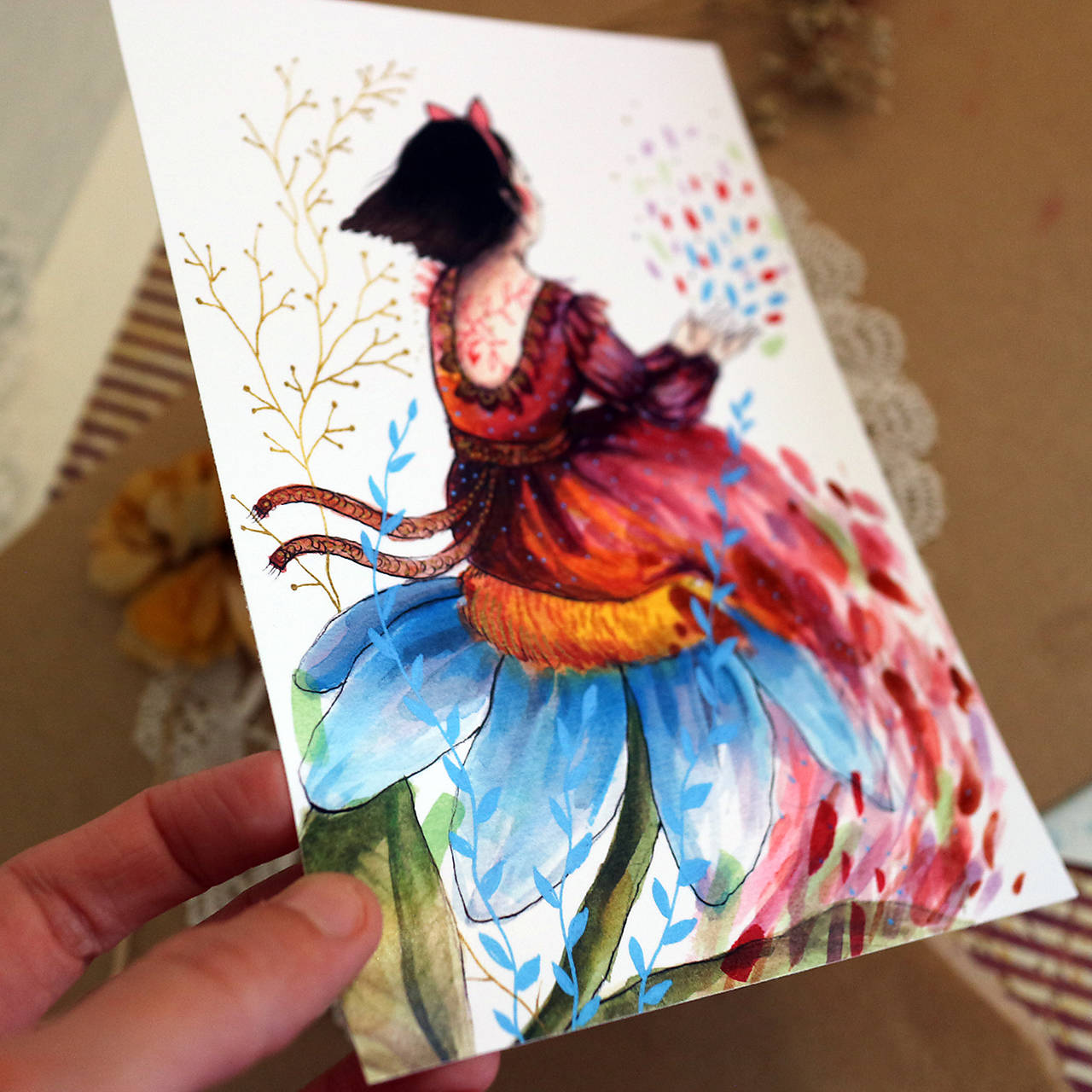 Divoká/ reprodukcie ilustrácií