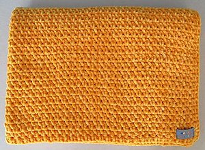 Detský textil - Detská deka (Žltá) - 13335100_