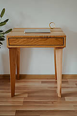 Nábytok - Mini dubový pracovný stôl - 13332026_