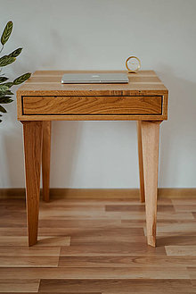 Nábytok - Mini dubový pracovný stôl - 13332026_