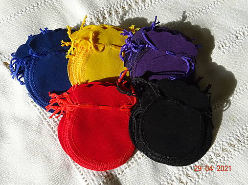 Obalový materiál - Čierne vrecúško velvet - 13338394_