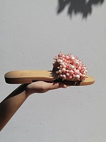 Ponožky, pančuchy, obuv - Cupcake Kožené Sandále - 13339529_