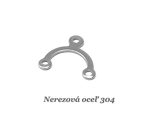 Komponenty - Medzikus - ramienko /M7008/ - nerezová oceľ 304 - 13340055_