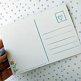Papiernictvo - Líška a Mesiac-pohľadnica - 13341154_