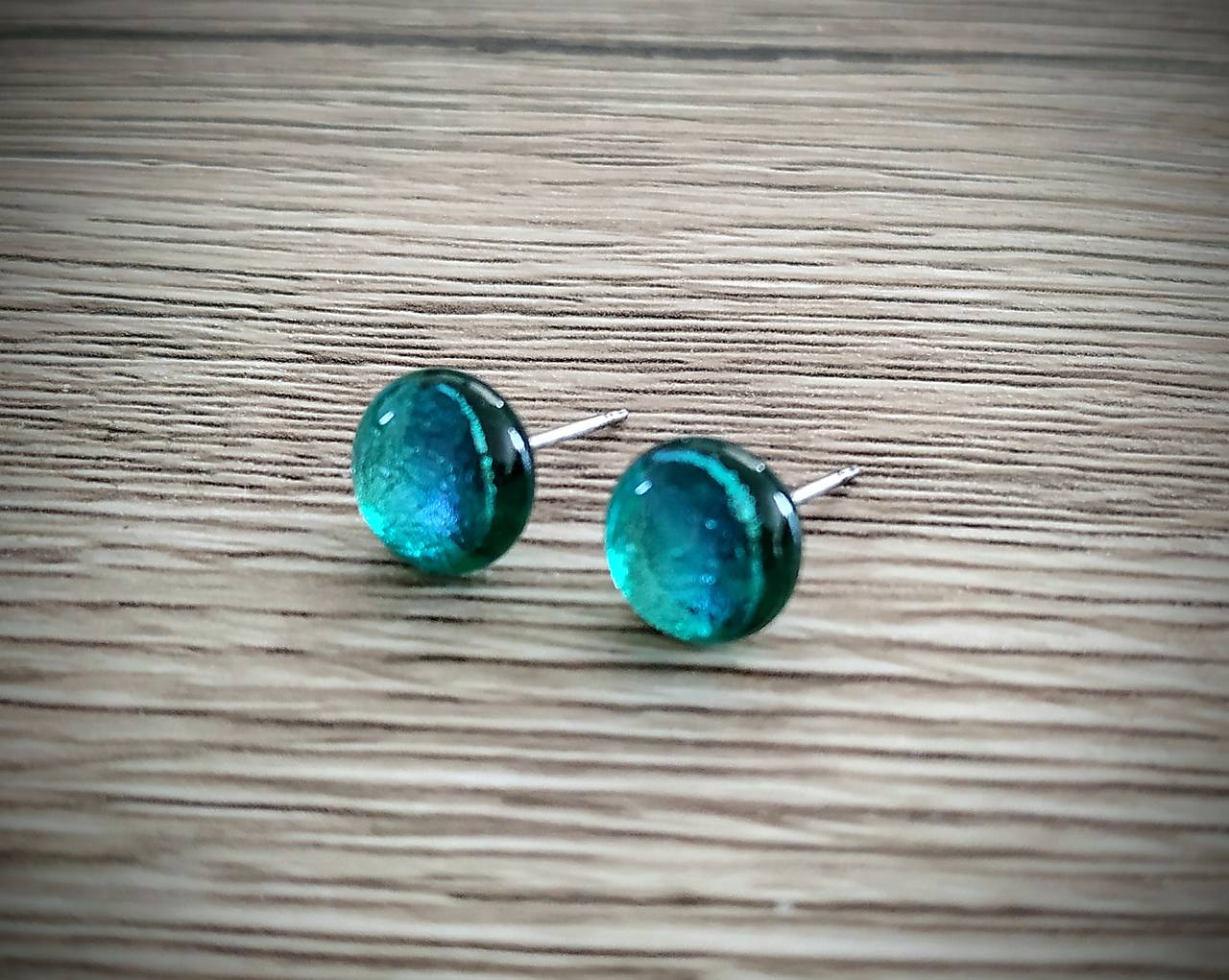 Náušnice Smaragdová lagúna