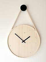 Hodiny - Marc Drop Clock - drevené nástenné hodiny - 13339646_