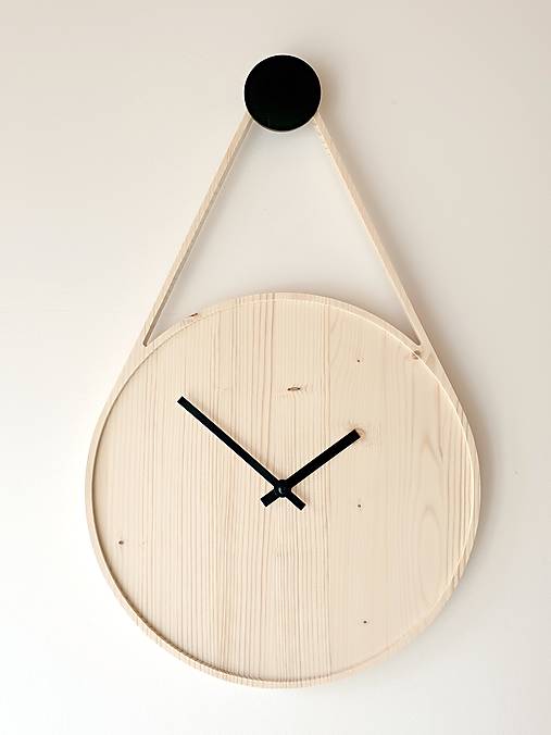 Marc Drop Clock - drevené nástenné hodiny