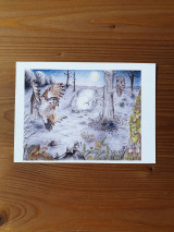 Papiernictvo - Pohľadnice Lesné zvieratá - 13341173_