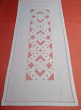 Úžitkový textil - Ručne vyšívaná dečka V7 obdĺžnik 87x40cm - 13344088_