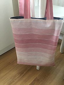 Nákupné tašky - púdrová ružová taška - 13347337_