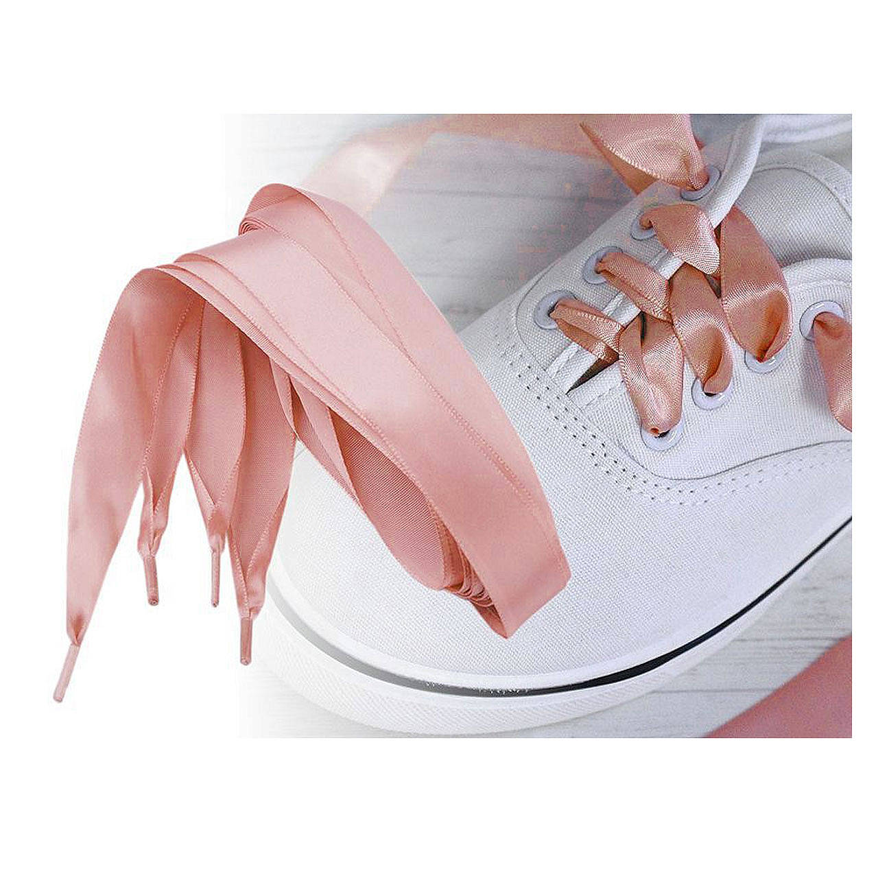 Saténové šnúrky do tenisiek, 24 mm  ,rôzne farby