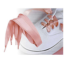 Ponožky, pančuchy, obuv - Saténové šnúrky do tenisiek 12mm ,rôzne farby - 13347533_