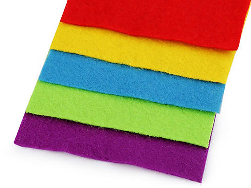 Textil - Sada dekoratívnych filcov 10x45 cm - 13347419_