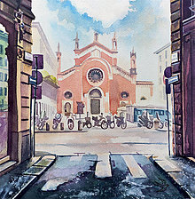 Obrazy - Kostol Santa Maria del Carmine, Milan - 13346344_