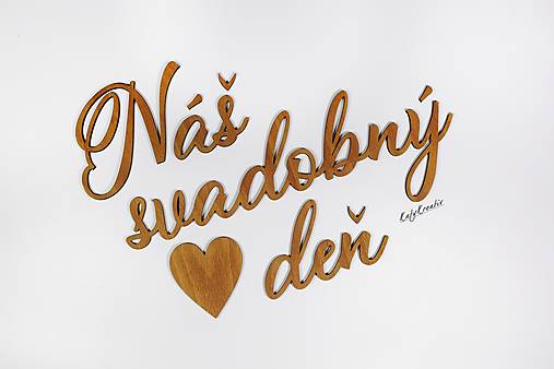 Tabuľky - Náš svadobný deň - 13349642_