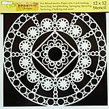 Nástroje - Šablóna TCW - 30x30 cm - mandala, krajka, čipka - 13349667_