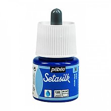 Farby-laky - Farba na hodváb Pébéo, Setasilk (Azure Blue 14) - 13349484_