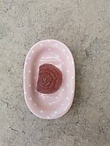 Nádoby - Ružová mištička na mydlo - 13350220_