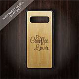 Na mobil - Drevený zadný kryt Design "Coffee lover" - 13350724_