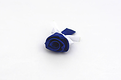 Svadobné pierka - Pierko námornícka modrá-biele ruža - 13350980_
