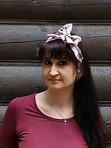 Šatky - Štýlová ľanová šatka Romance - 13353850_