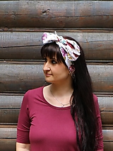 Šatky - Štýlová ľanová šatka Romance - 13353856_