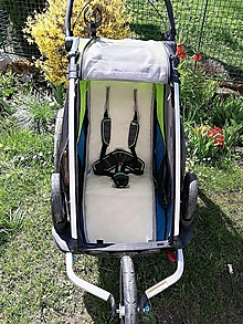 Detský textil - VLNIENKA podložka do kočíka THULE Chariot Lite 1 100 % MERINO TOP super wash na mieru - 13355576_