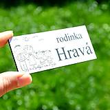 Tabuľky - Menovka - rodinka Hravá - 13354040_