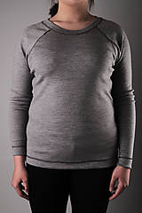 Topy, tričká, tielka - Dámsky merino komplet (raglánový strih) - 13355599_