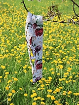 Šatky - Štýlová ľanová šatka Romance - 13359534_