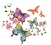 Galantéria - NZ101 Nažehľovačka motýle 20 x 23 cm - 13356897_