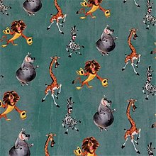Textil - Teplakovina - Madagaskar (digitálný tisk) - 13357493_