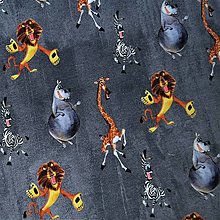 Textil - Teplakovina - Madagaskar (digitálný tisk) - 13357521_