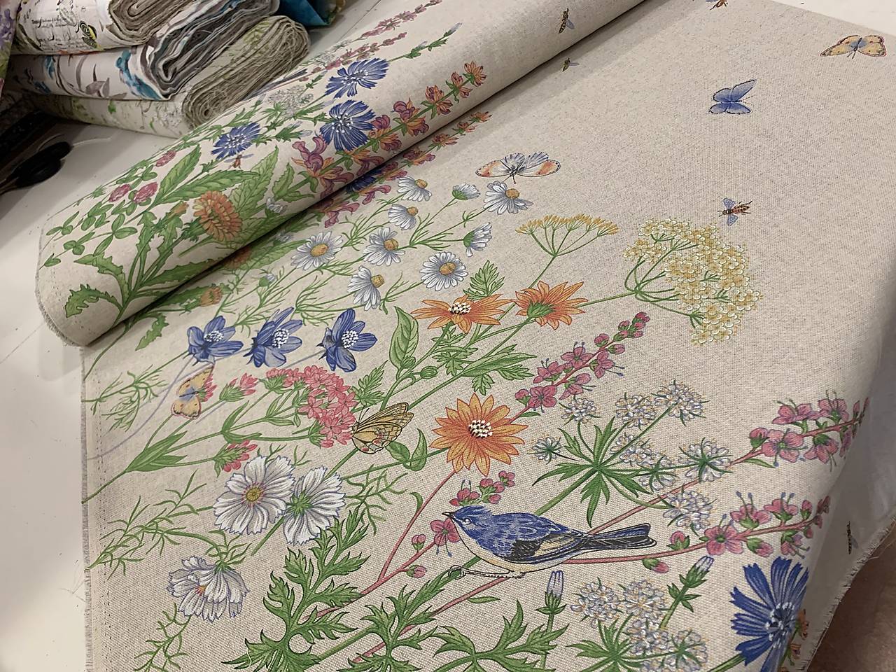 BAVLNA DEKOR TALIANSKO ❤️KVETINY