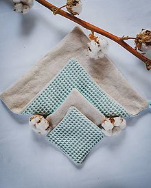 Úžitkový textil - Kozmetický uteráčik veľkosť M - 13359662_