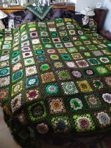 Úžitkový textil - Pokoj lesa, deka na manželskú posteľ - 13356779_