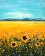 Obrazy - Arttexový obraz "Milované slnečnice" - 13361035_