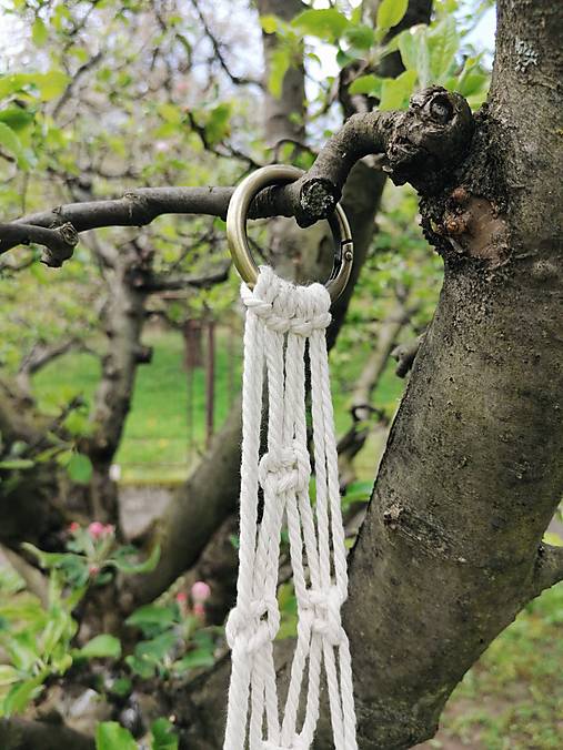 2 Macramé držiaky na kvetináč / svietnik