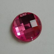 Iný materiál - Našívacie kamienky kruhové 15mm (ružové) - 13363398_