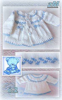 Detské oblečenie - Baby maličké,ale milučké svetríky. (MODEL č.2, 0 -3 mesiace) - 13361616_
