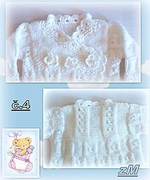 Detské oblečenie - Baby maličké,ale milučké svetríky. (MODEL č.4, 0 - 3 mesiace) - 13362261_