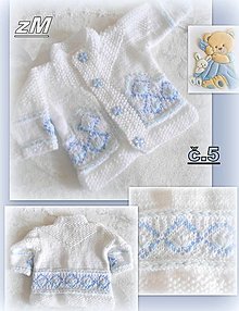 Detské oblečenie - Baby maličké,ale milučké svetríky. (MODEL č.5, 0 - 3 mesiace) - 13362362_