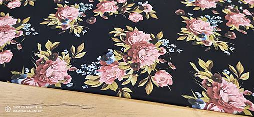 Textil - Kostýmovka -Pivónie - cena za 10 cm (Pestrofarebná I) - 13365435_