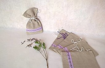 Úžitkový textil - Vrecúško na levanduľu a iné bylinky - 13364481_
