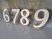 Dekorácie - svadobné čísla stolov 15cm - 13364397_