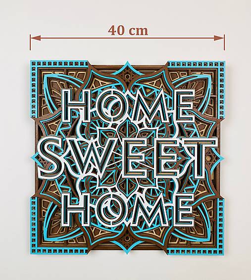 "AKCIA" ♥ HOME SWEET HOME ♥ obraz - 40 cm